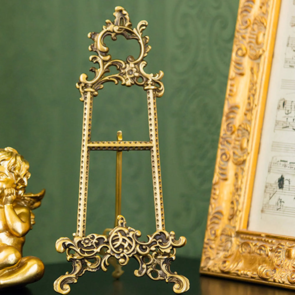 Vintage Plaketten Halter aus Zinklegierung, 13.5x16x29 cm, modern