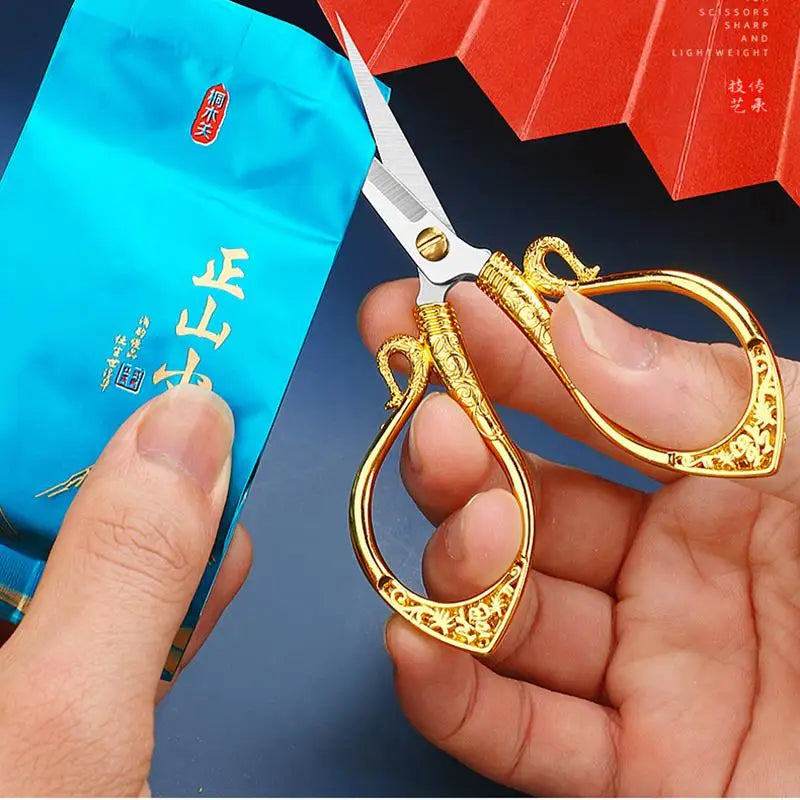 Vintage Edelstahlschere – Für Schneider & Stickerei