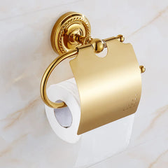 Luxus Gold Messing Badezimmer Set – Wandmontage