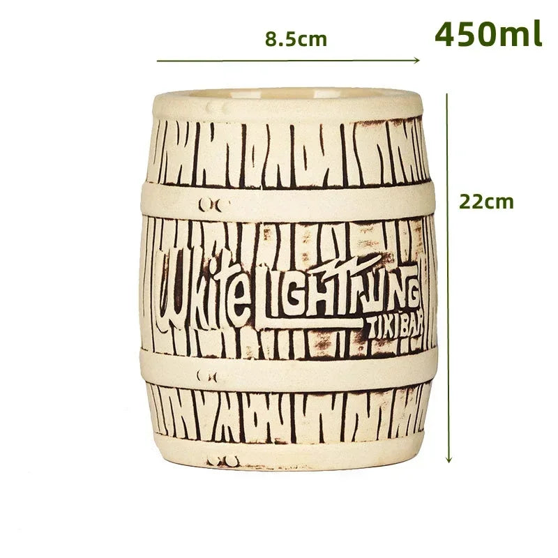 Keramische Tiki-Becher – Amerikanisch Handgemacht – 201-700ml