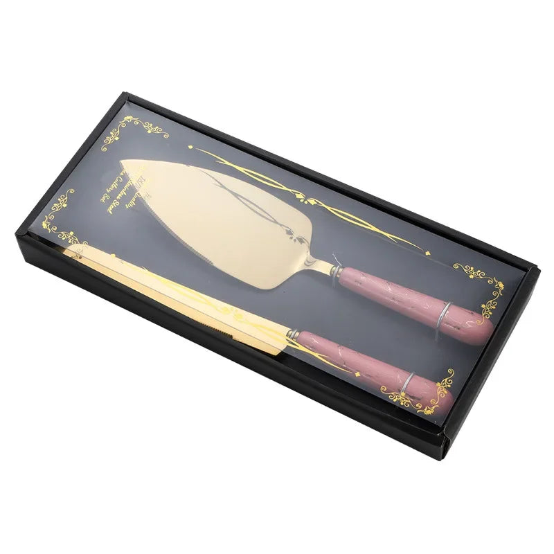 Edelstahl Kuchenschaufel – Keramikgriff, Luxuriöses Design