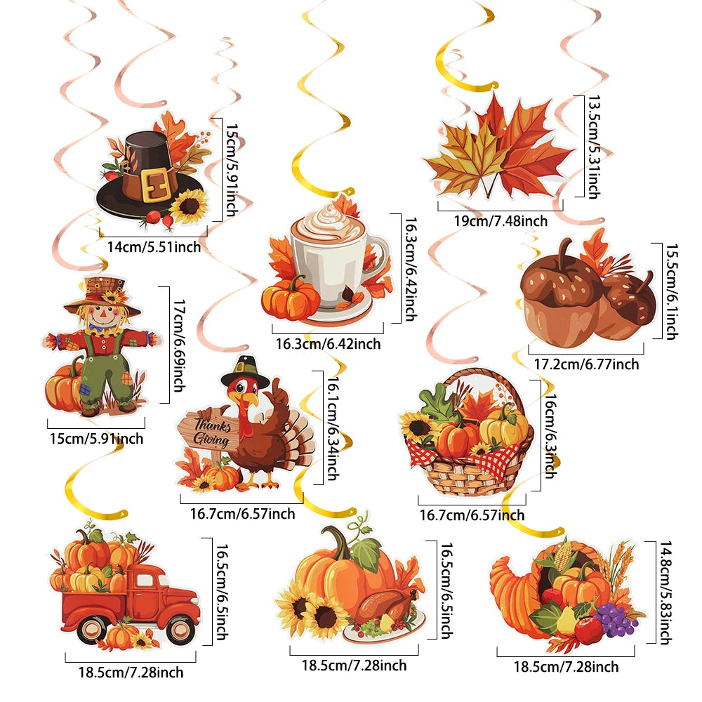 Herbst-Deko – Papier – Für Partys