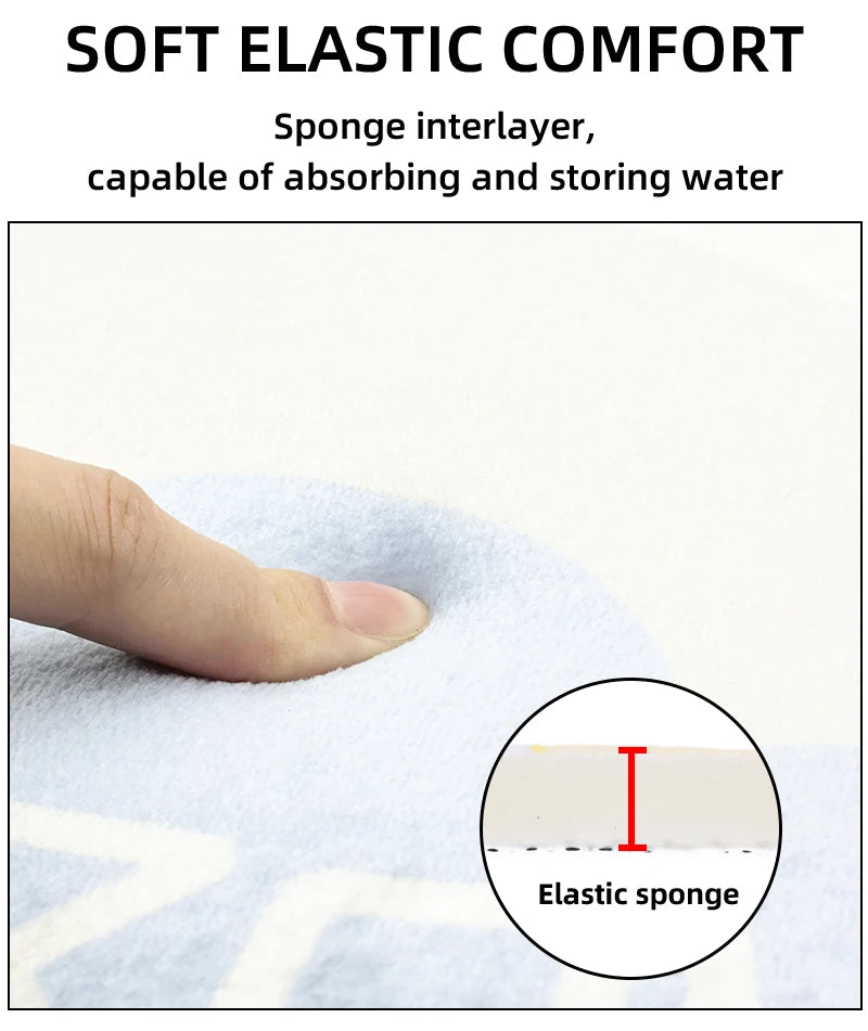 Gelbe Ente Badezimmermatte – Modernes Gummidesign – 60x90cm