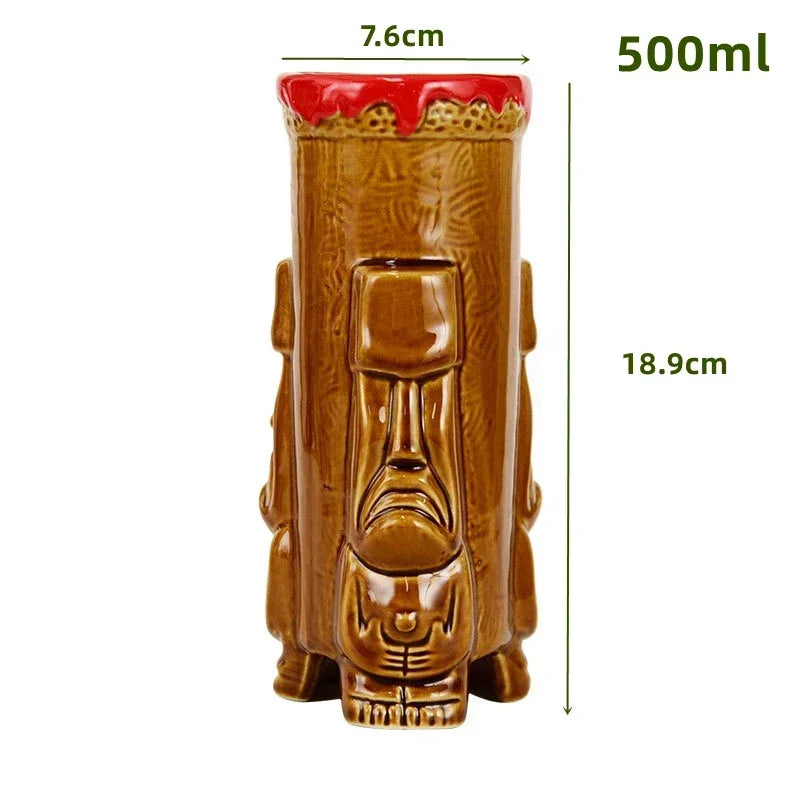 Keramische Tiki-Becher – Amerikanisch Handgemacht – 201-700ml
