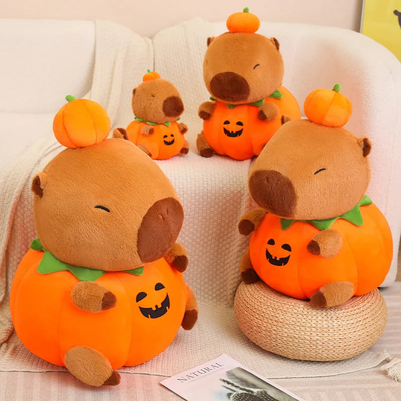 Capybara Plüschtier – Baumwoll Halloween Kissen – 25-60cm