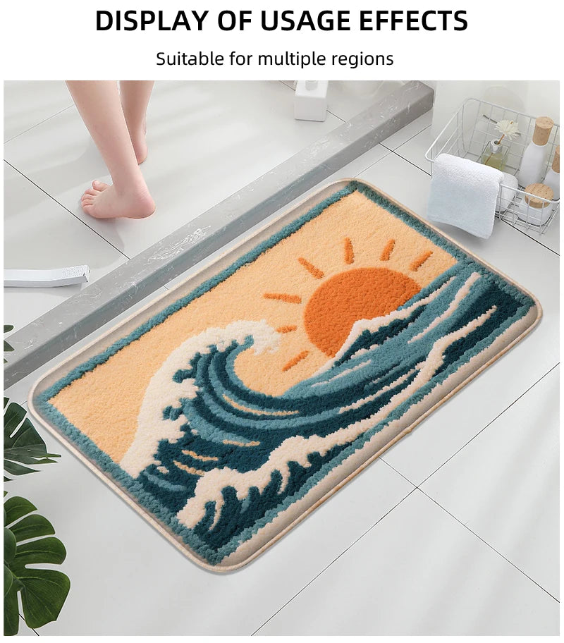 Cartoon Badezimmermatte – Gummi Modernes Design – 40x60cm