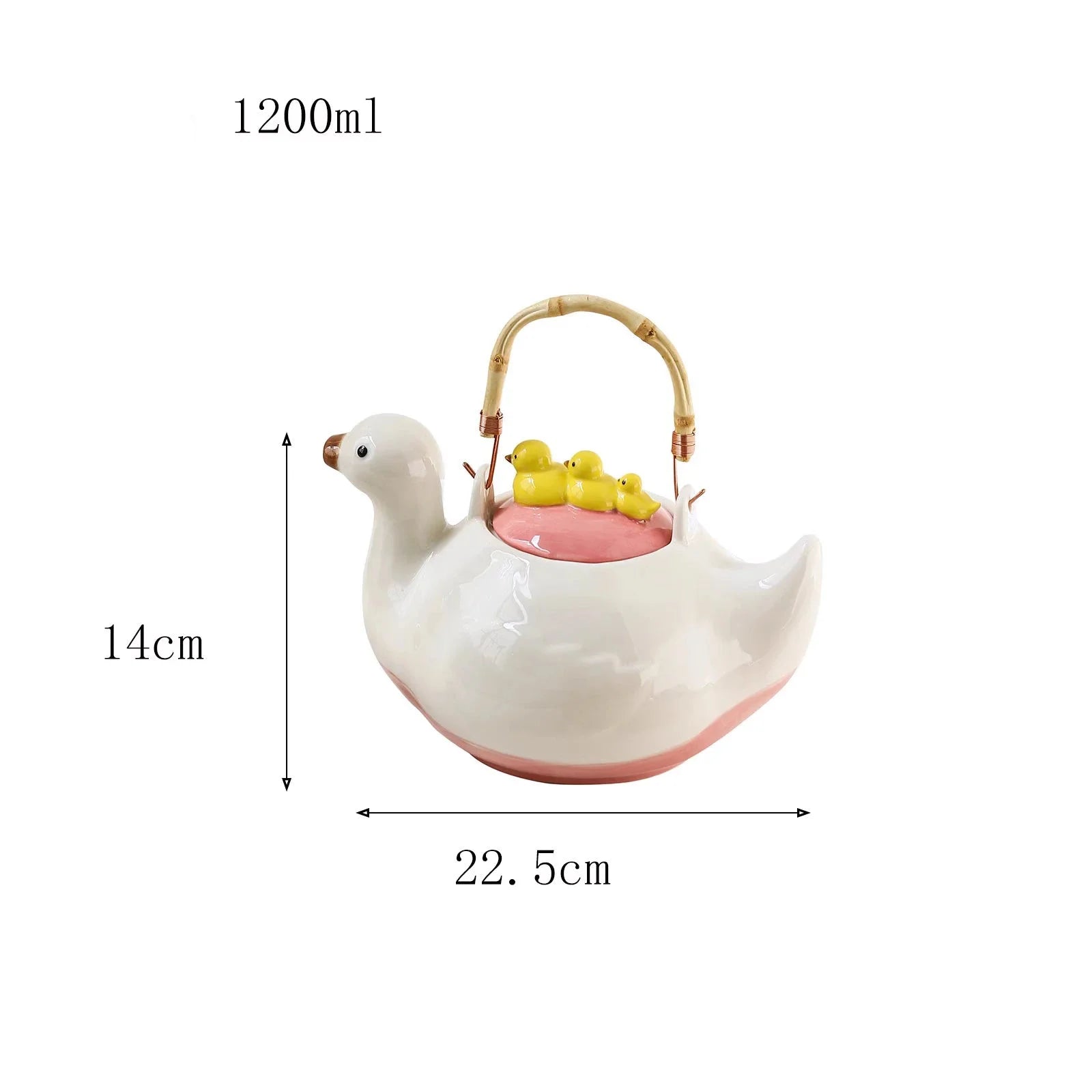 Keramische Wasserkessel – Enten Design – Eco-Friendly