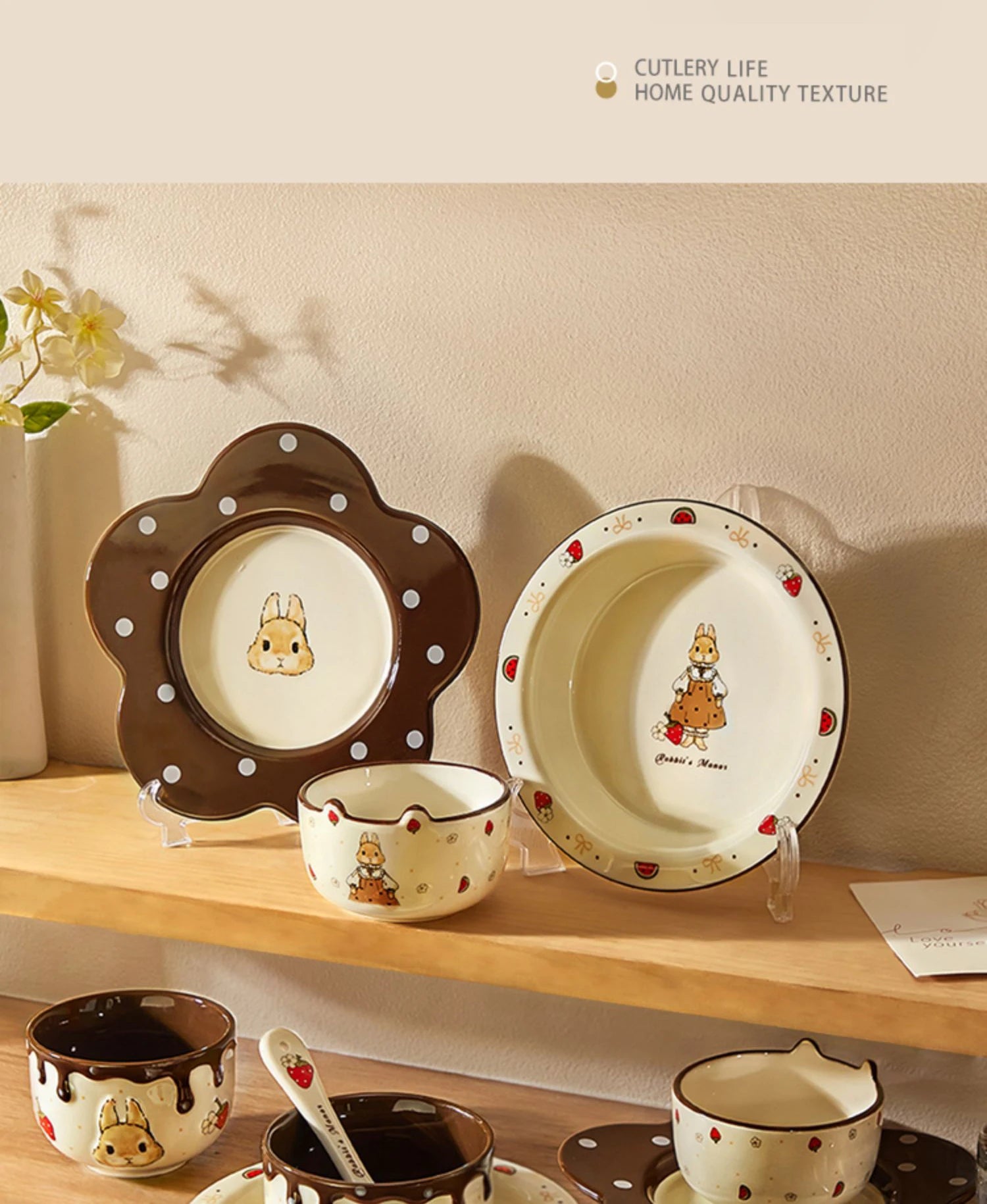 Keramik Hasenschale – Porzellan Relief Design – 11.4cm