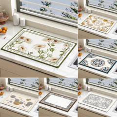 Diatom-Matte – Modernes Gummidesign – 40x60cm