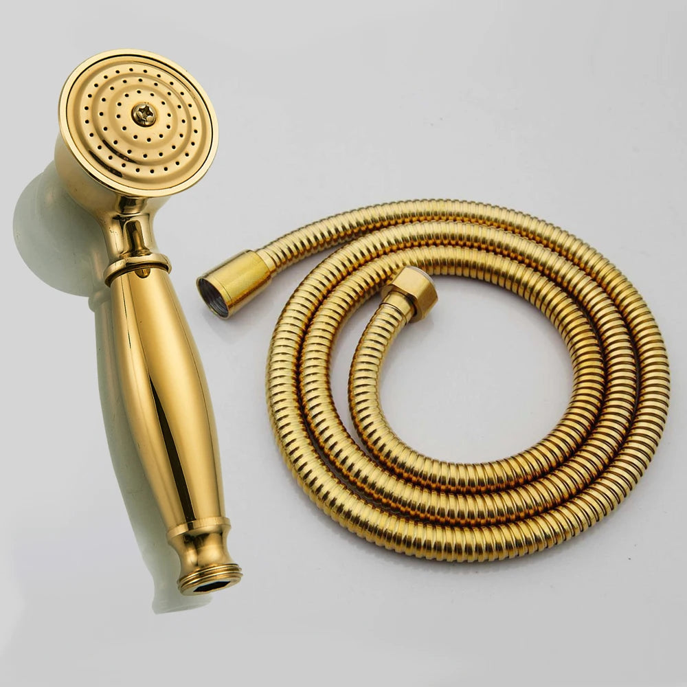 Luxus Duschkopf – Messing Design – Wasser Sparend