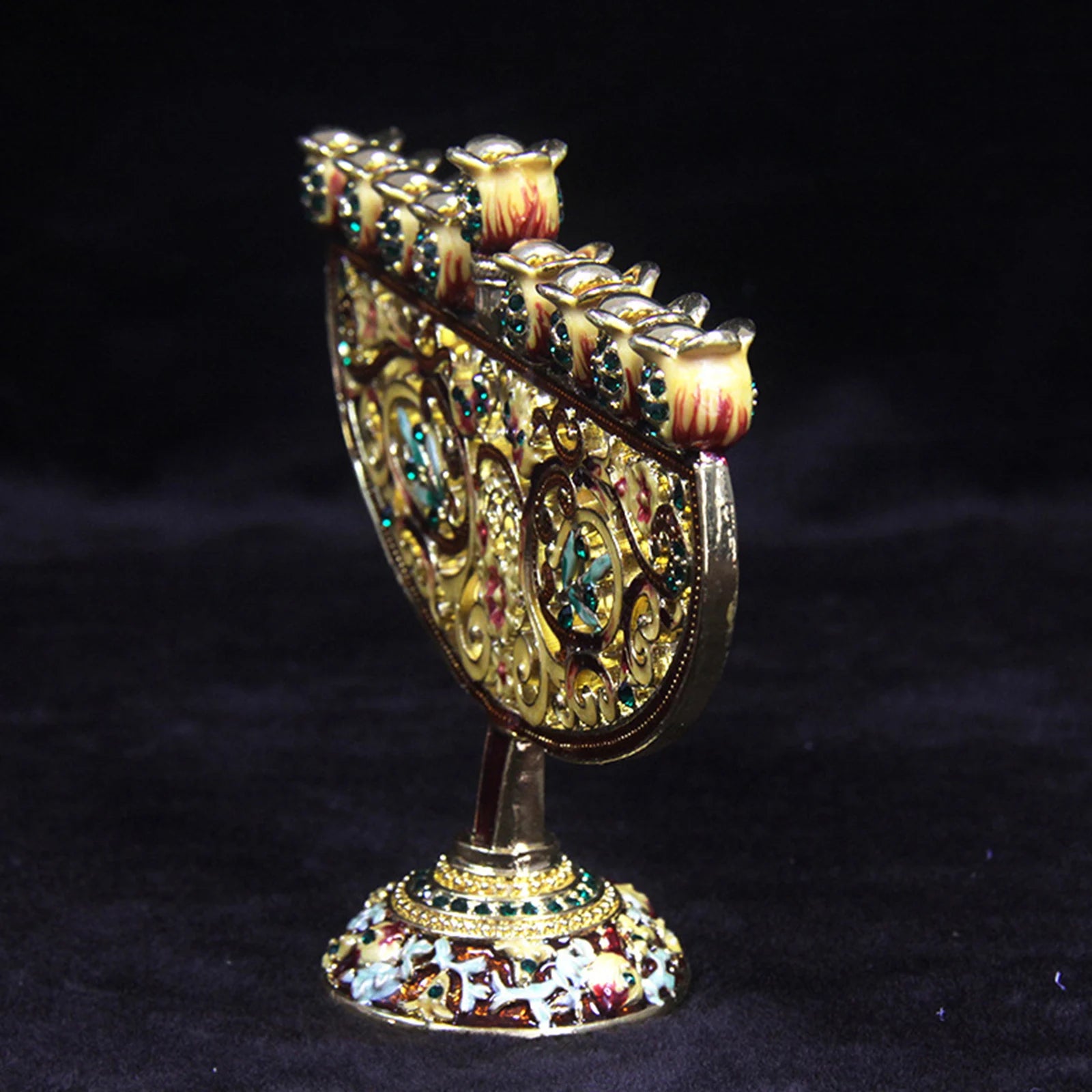 Metall Menorah – Klassisches Zinklegierung Design 17*13*5.5cm