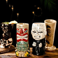 Keramische Tiki-Becher – Amerikanisch Handgemacht – 201-700ml