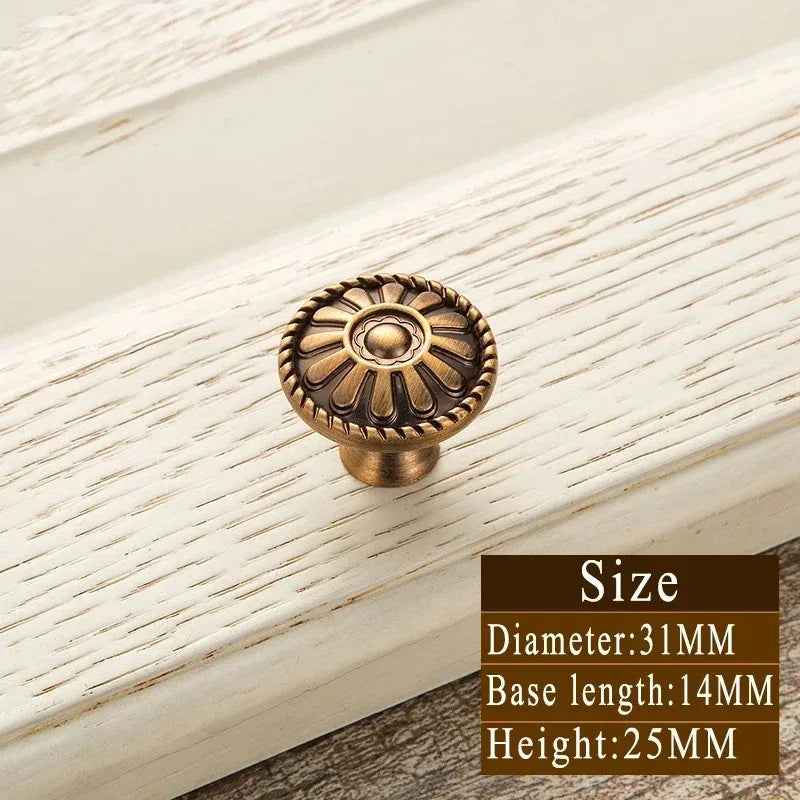 Vintage Messinggriffe – Zinklegierung – 128mm