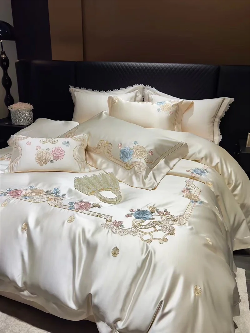 Luxuriöses Damastbettwäsche – Chinesischer Stil 5er Set