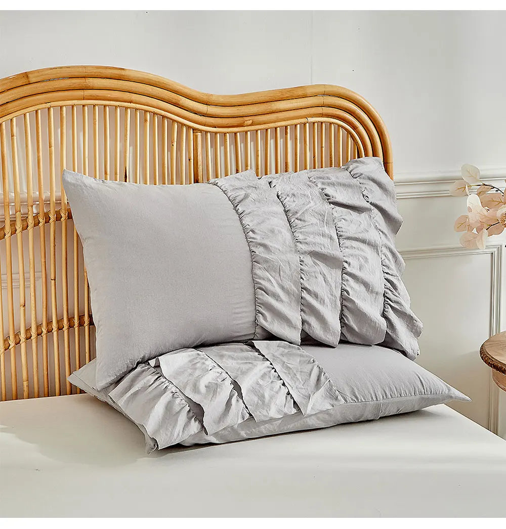 Bettdeckenbezug Set – Rüschen-Prinzessin – Verschiedene Grössen