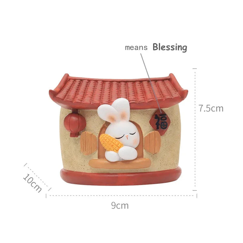 Pflanzgefäss - Cartoon-Design aus Resin - Schreibtisch-Deko