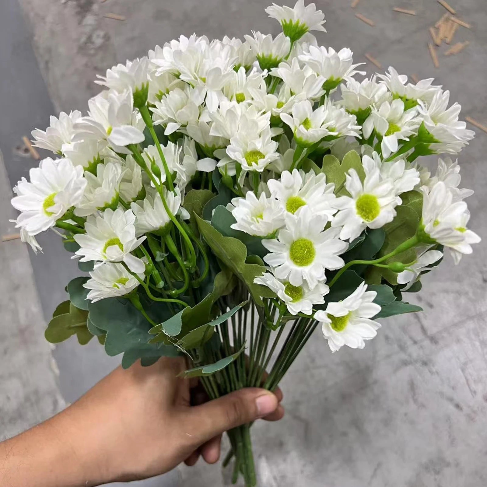 Künstliche Sunset-Mumien – Seidenstrauss – Indoor/Outdoor