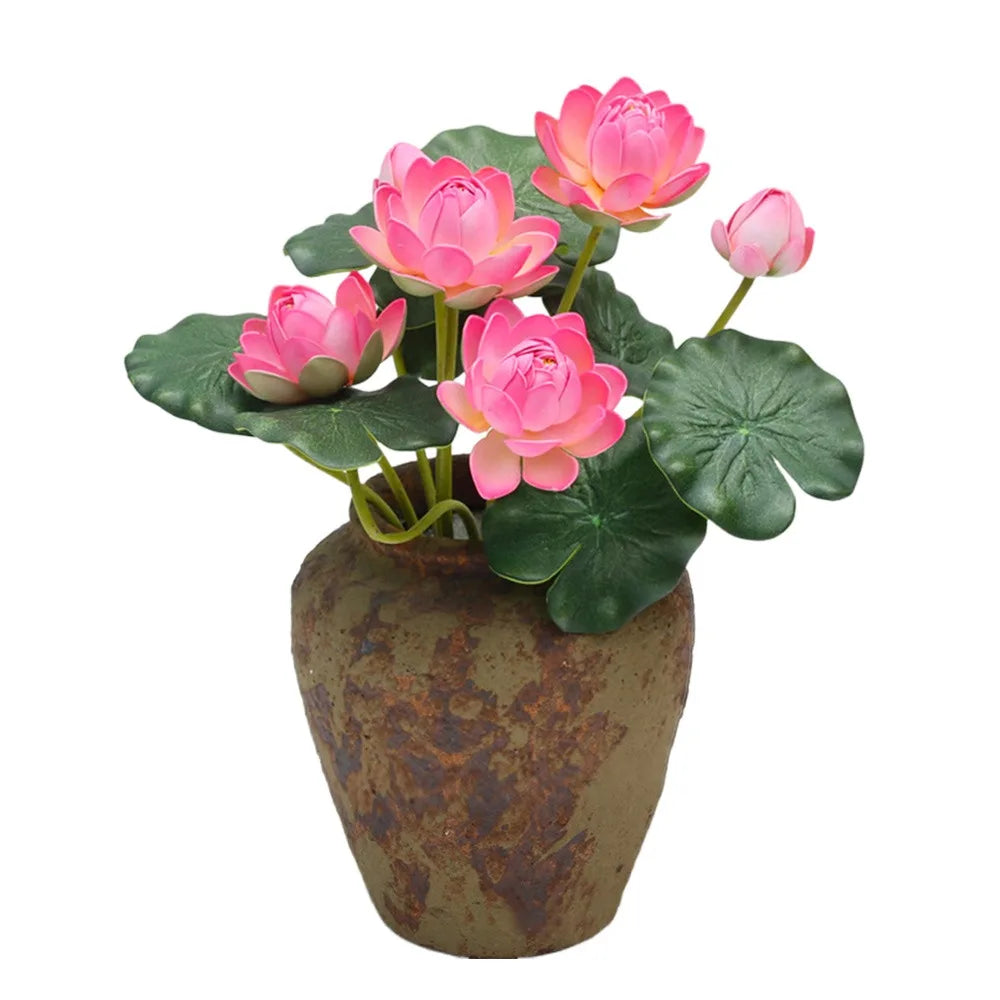 Lotusblume Seidenblüten – Multicolor Design 32cm