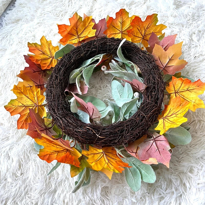 Herbstkranz – Stroh Design – 45cm Innendekor