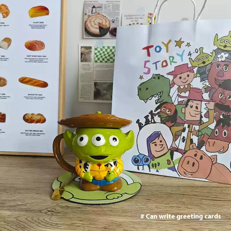 Keramiktasse Alien – Niedliches Design – 350ml