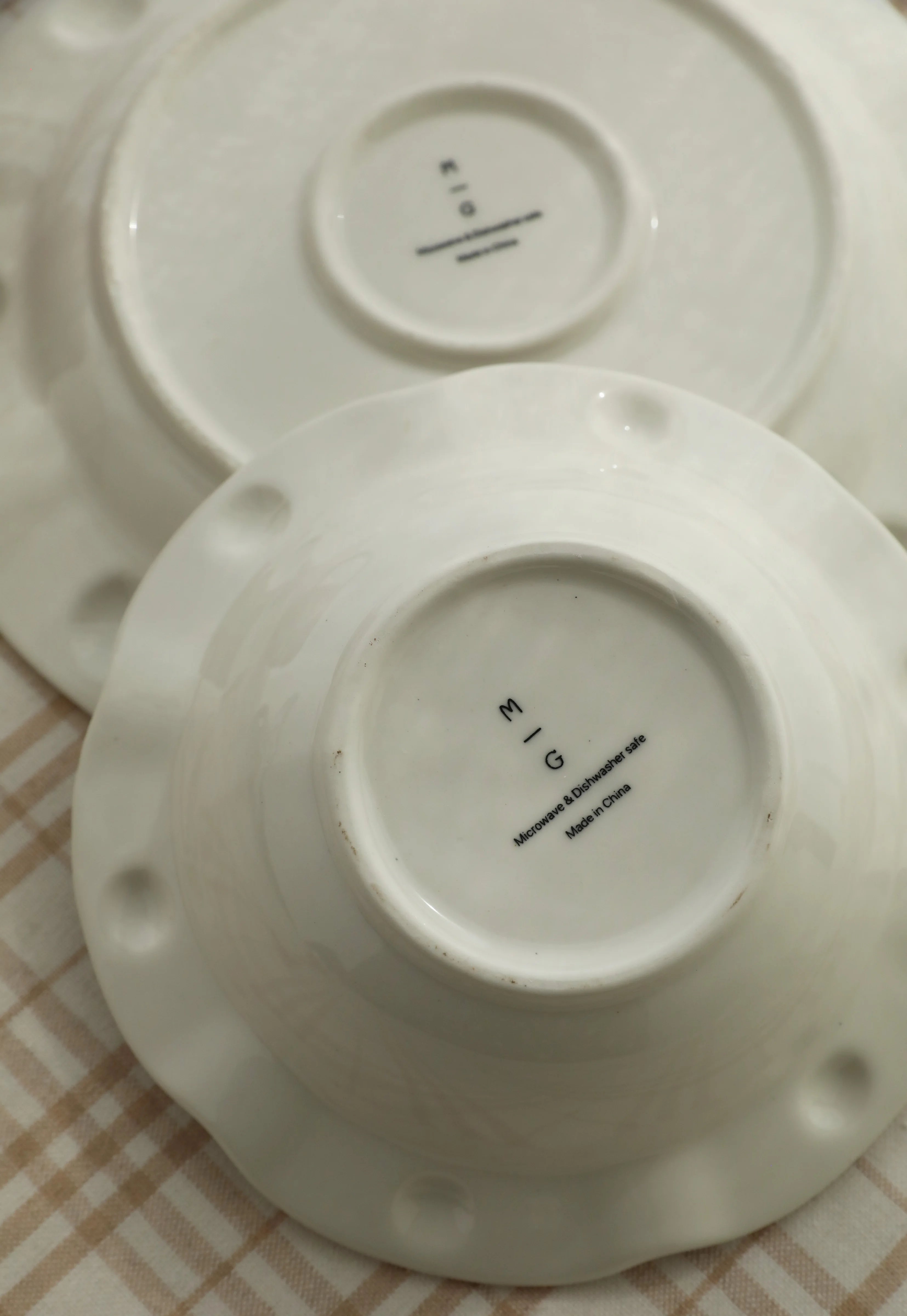 Nordic Keramik Becher Set – Handbemaltes Design