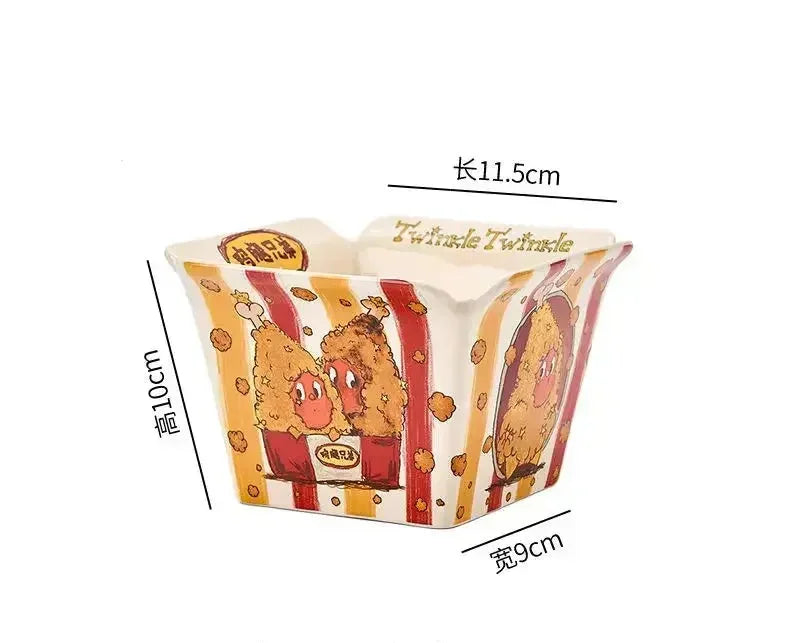 Keramik Snackschüssel – Süsses Frucht-Design