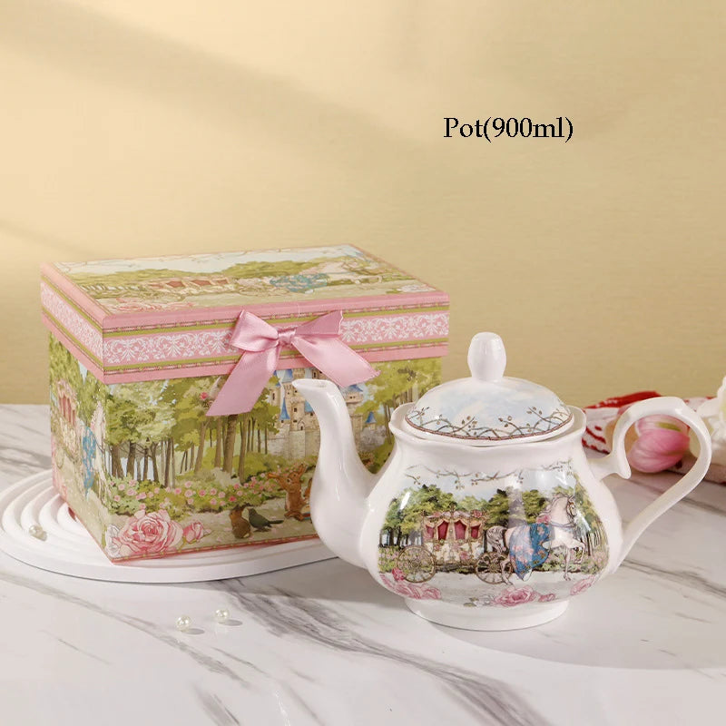 Kaffeetasse aus Feinporzellan – Prairie Chic Mit Ergonomischem Griff