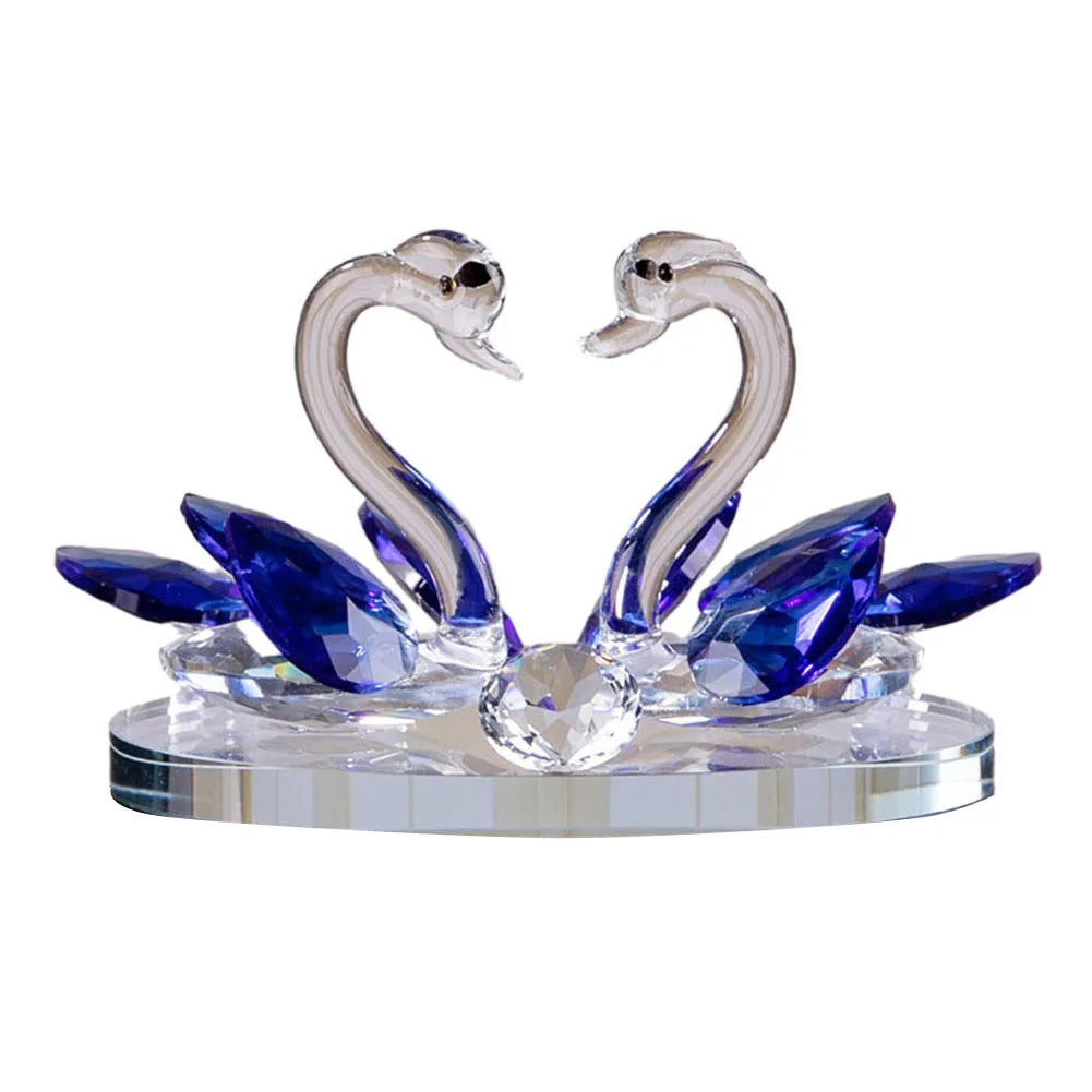 Kristallschwan Deko – Modernes Design – 15*10*8cm