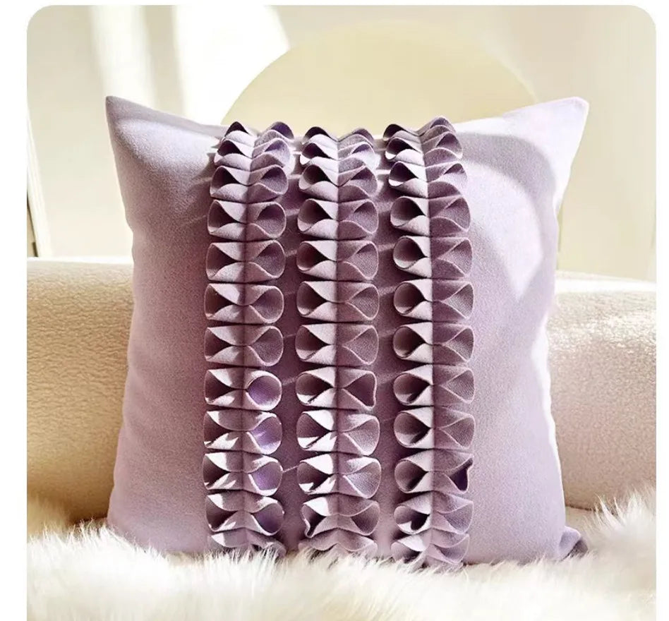 Mittelalterliche Bestickte Samtkissen - Retro Charme 30x50cm