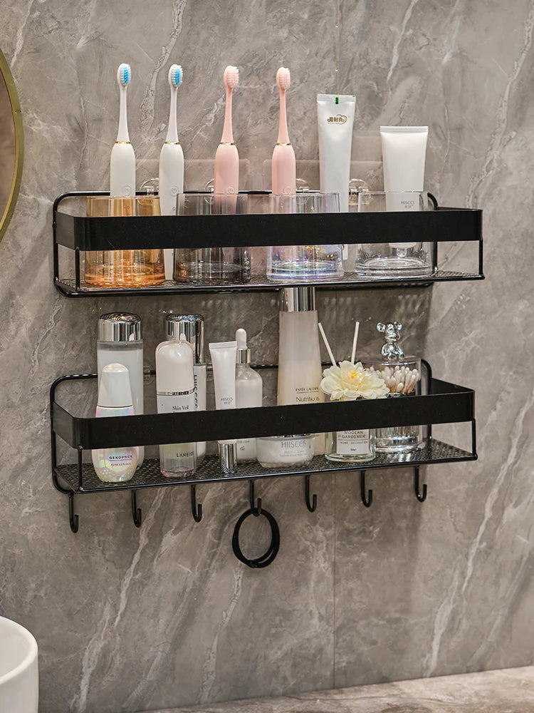Goldenes Badezimmerregal – Eisen Wandmontage – 42cm