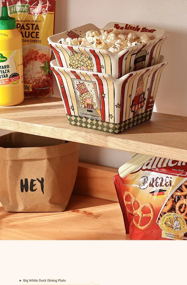 Keramik Snackschüssel – Süsses Frucht-Design