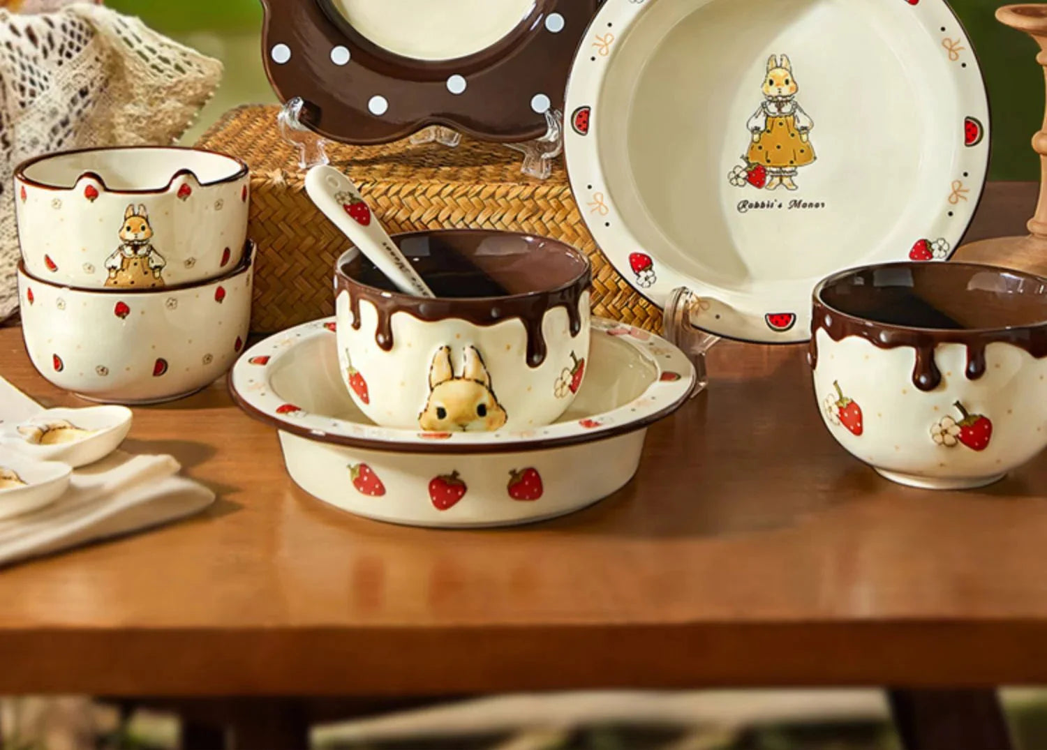 Keramik Hasenschale – Porzellan Relief Design – 11.4cm