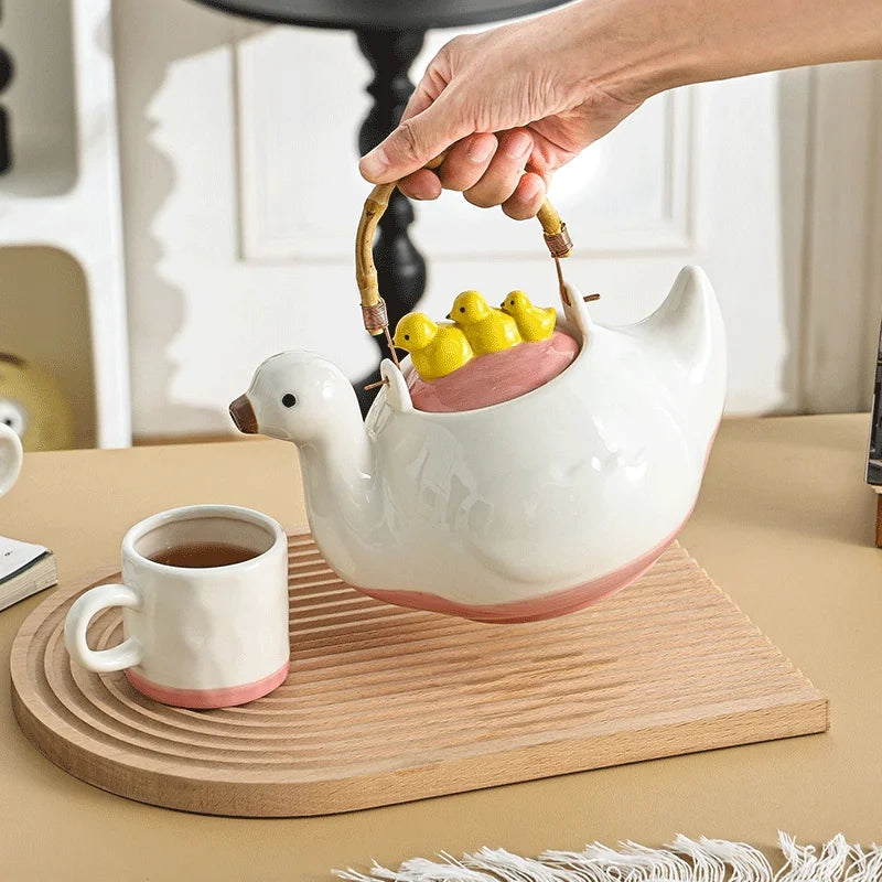 Keramische Wasserkessel – Enten Design – Eco-Friendly
