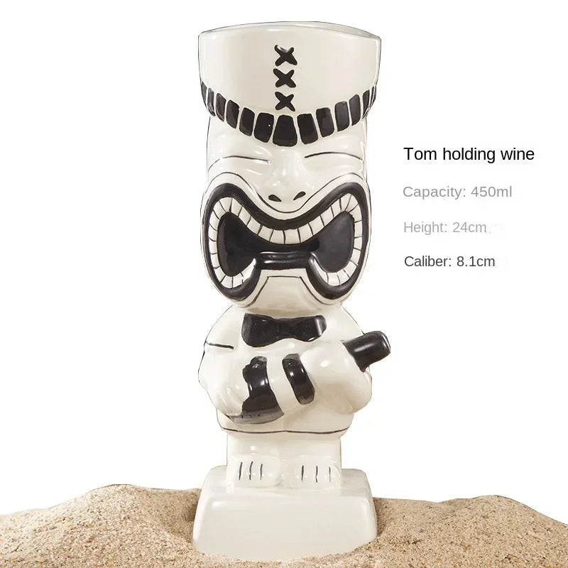 Keramische Tiki-Becher – Amerikanisch Handgemacht – 201-700ml