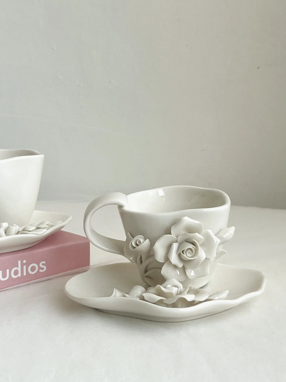 Blumentassen-Set – Europäisches Porzellan – H7.5cm; D9cm