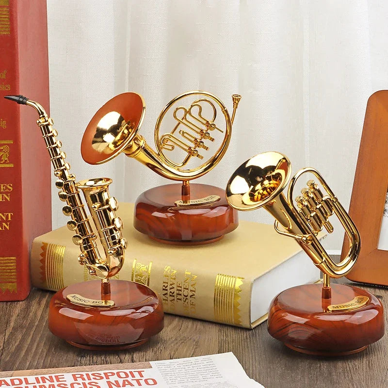 Vintage Spieluhr – Retro Stil – Handgekurbelte