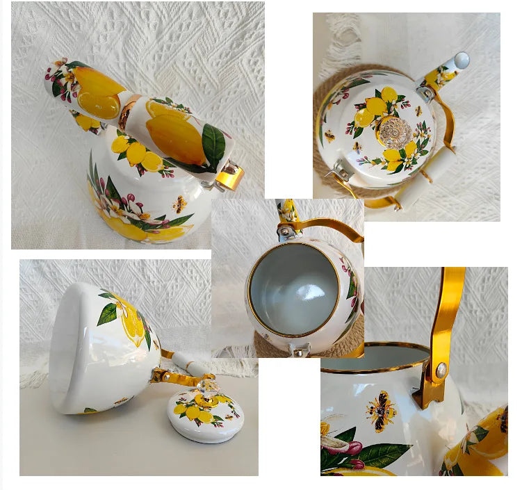 Emaille Kessel – Leichter Luxus – 2.8 Liter