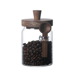 Glas Aufbewahrungsbehälter – Holzdeckel – 400ml bis 900ml