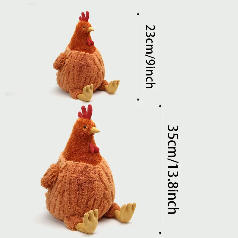 Kuschelhuhn Plüsch – Weiche Baumwolle 23/35cm