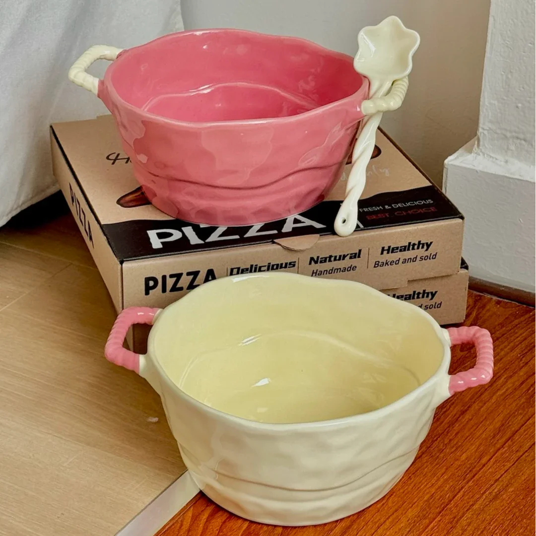 Keramik Suppenschüssel – Simple Töpferware – Grosses Volumen