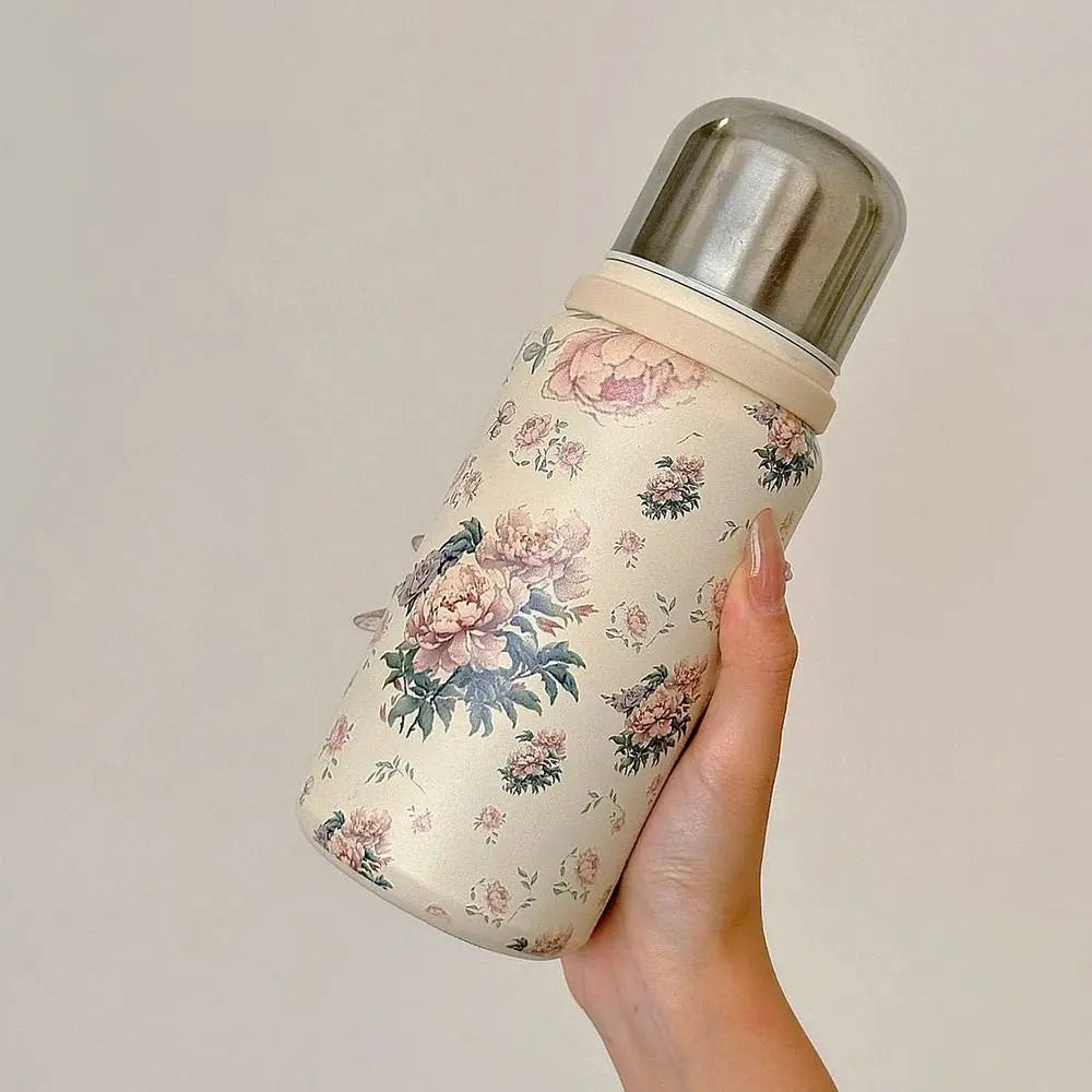 Edelstahl Trinkflasche – Isoliertes Schlankes Design – 19x8 cm / 22x8 cm