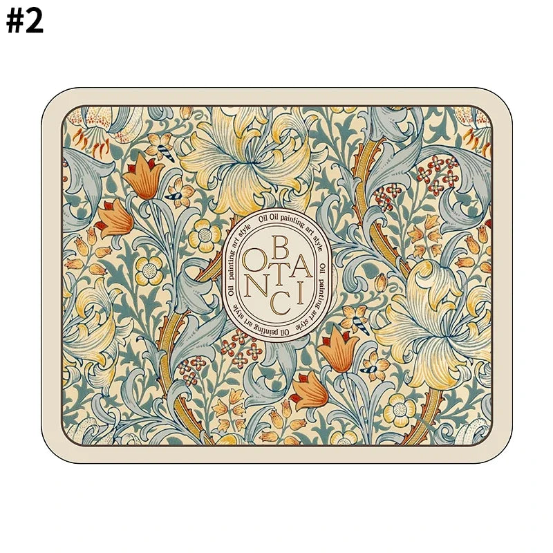Abtropfmatte Küche – Florales Polyester – 40cmx60cm