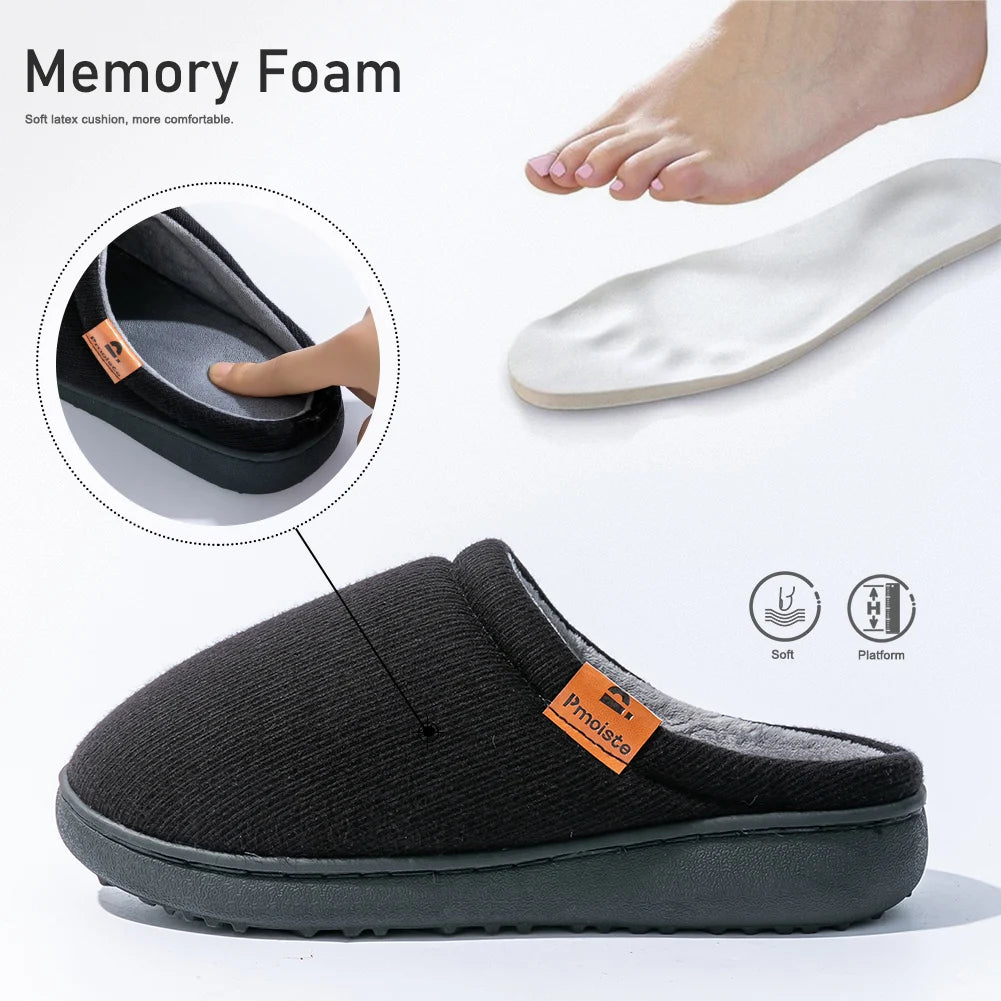 Pmoiste Damen Hausschuhe – Britischer Stil, Gemütliche Winterschuhe