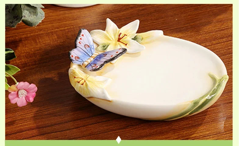 Keramik-Badezimmer-Set – Elegantes 5-teiliges Design