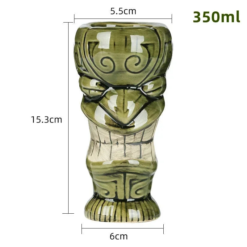 Keramische Tiki-Becher – Amerikanisch Handgemacht – 201-700ml