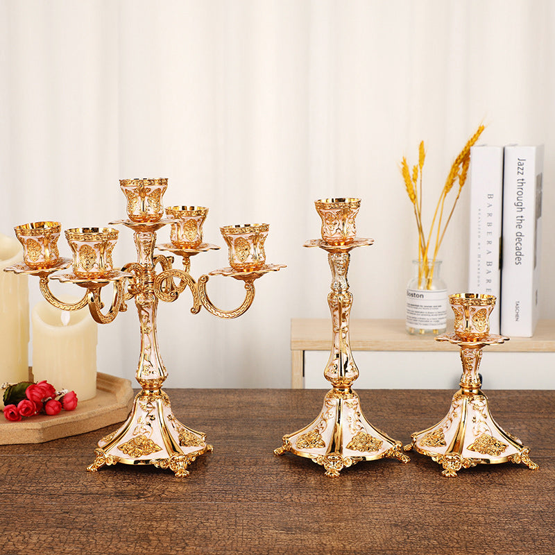 Kerzenständer – Europäisches Metall-Design – 29 cm