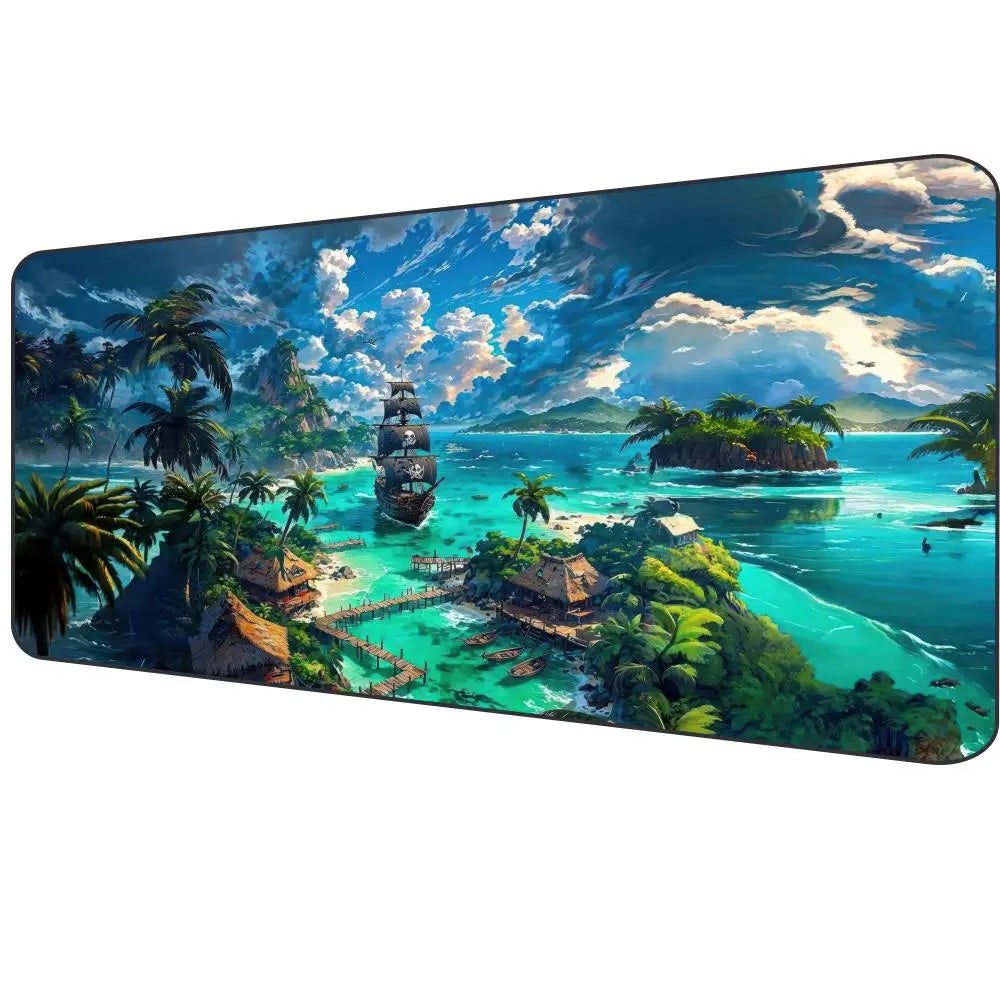 Grosses Anime-Schreibtischmatte – Rutschfestes Gummi – Anpassbare Grösse