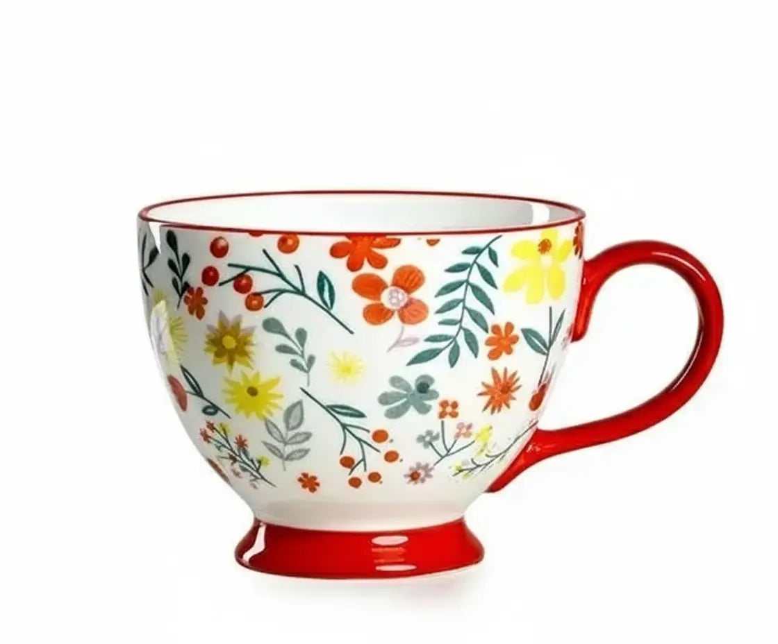 Teetasse – Porzellan – 450ml Handbemalt