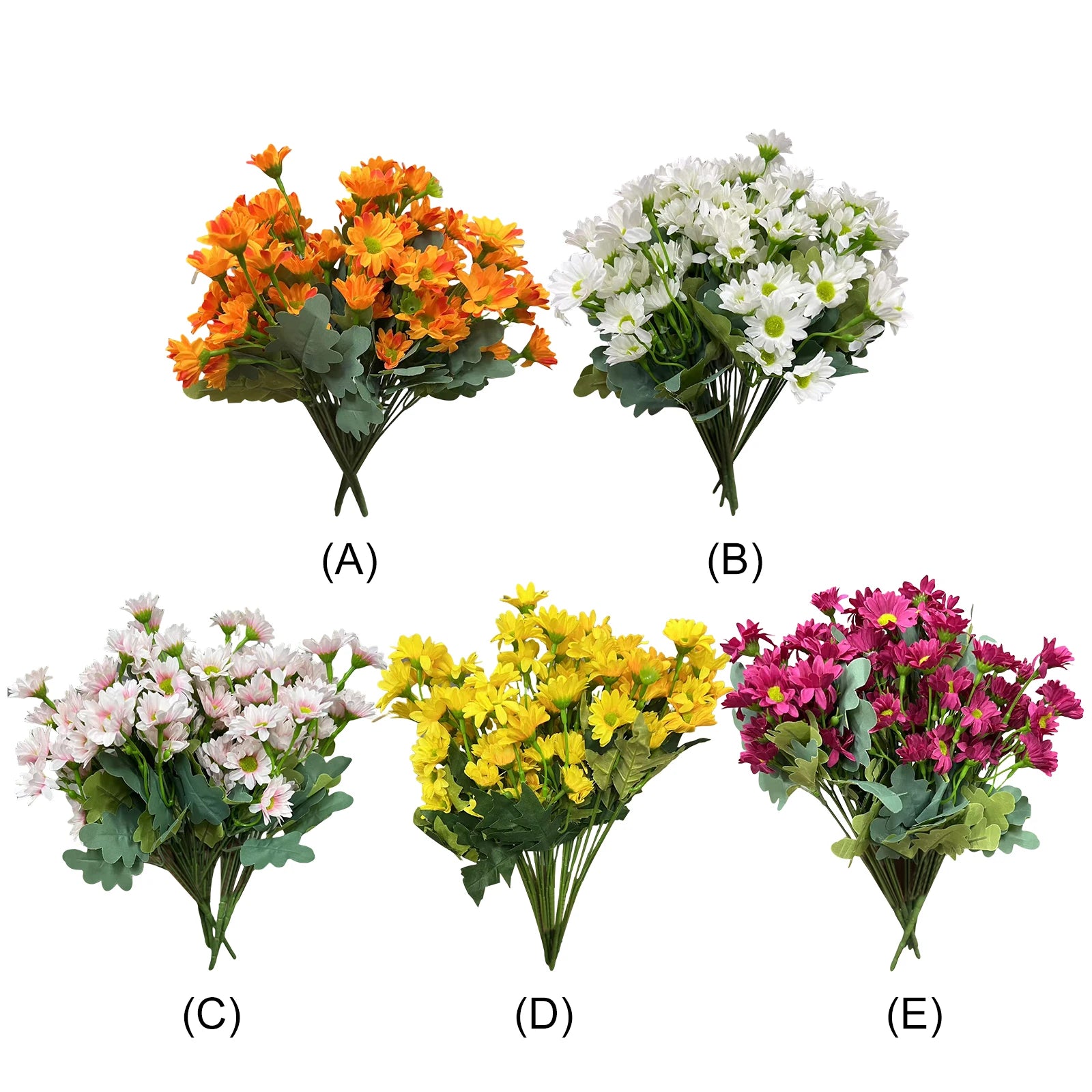 Künstliche Sunset-Mumien – Seidenstrauss – Indoor/Outdoor