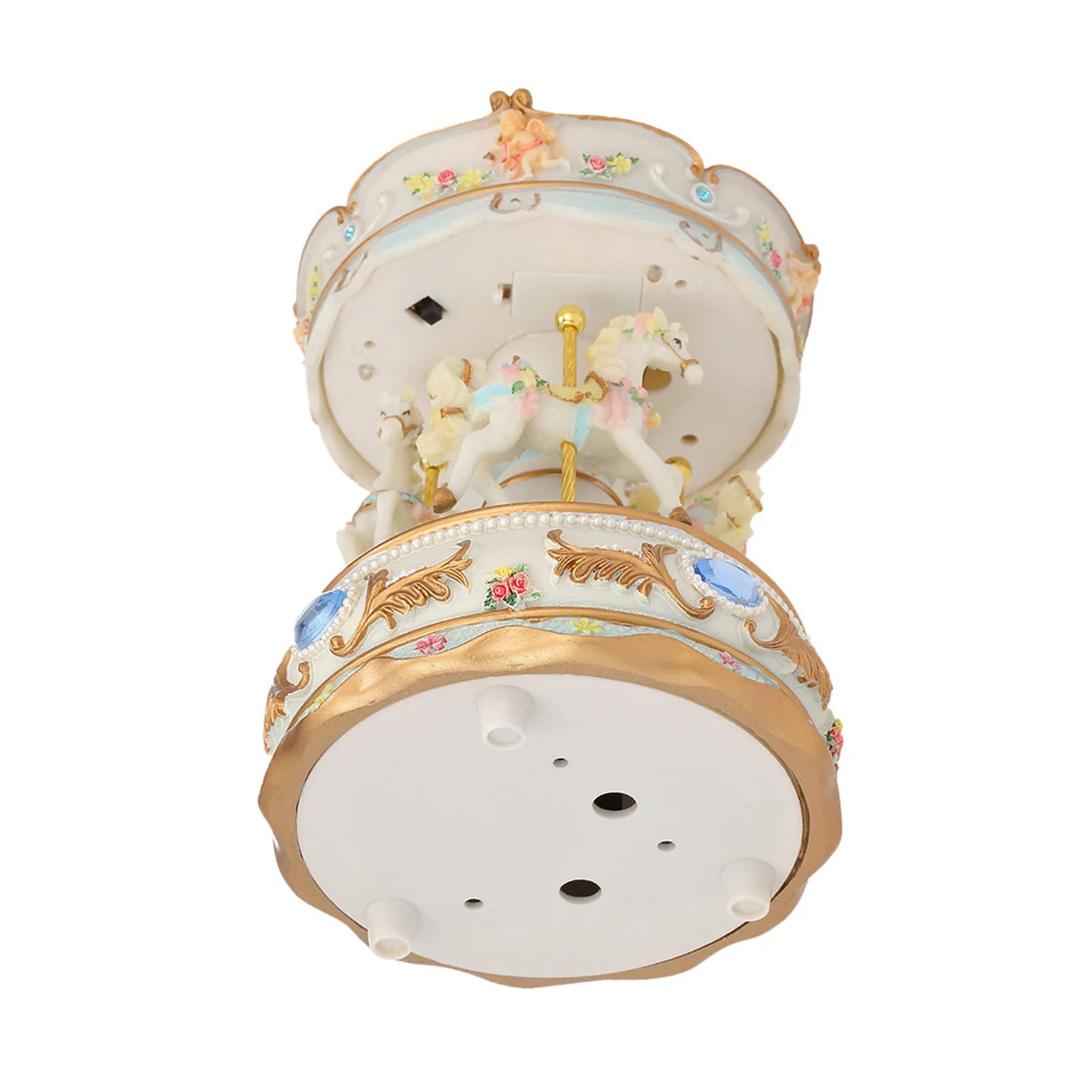 Karussell Spieluhr – LED Harz 17x10.5cm